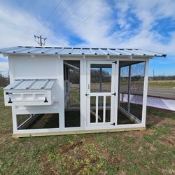 Beautiful, Full-Sized, Walk-in 6'x12' Chicken Coop