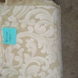 Upholstery Tan/White  9 Yards $REDUCED$65