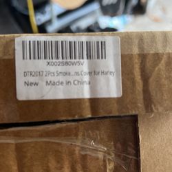 Smoked turn signal covers brand new in box Harley