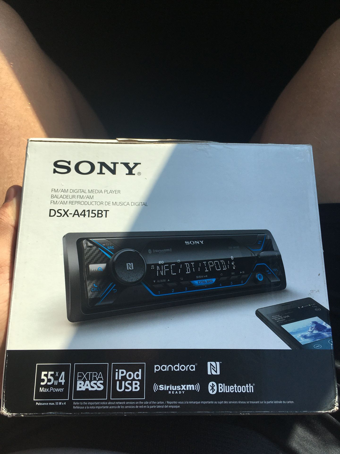 Sony Bluetooth car radio (DSXA415)