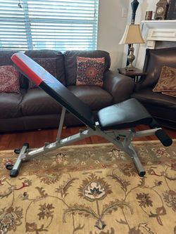 Bow Flex Exercise Weight Bench Workout