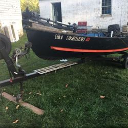 12' fishing boat with trailer must Go not title