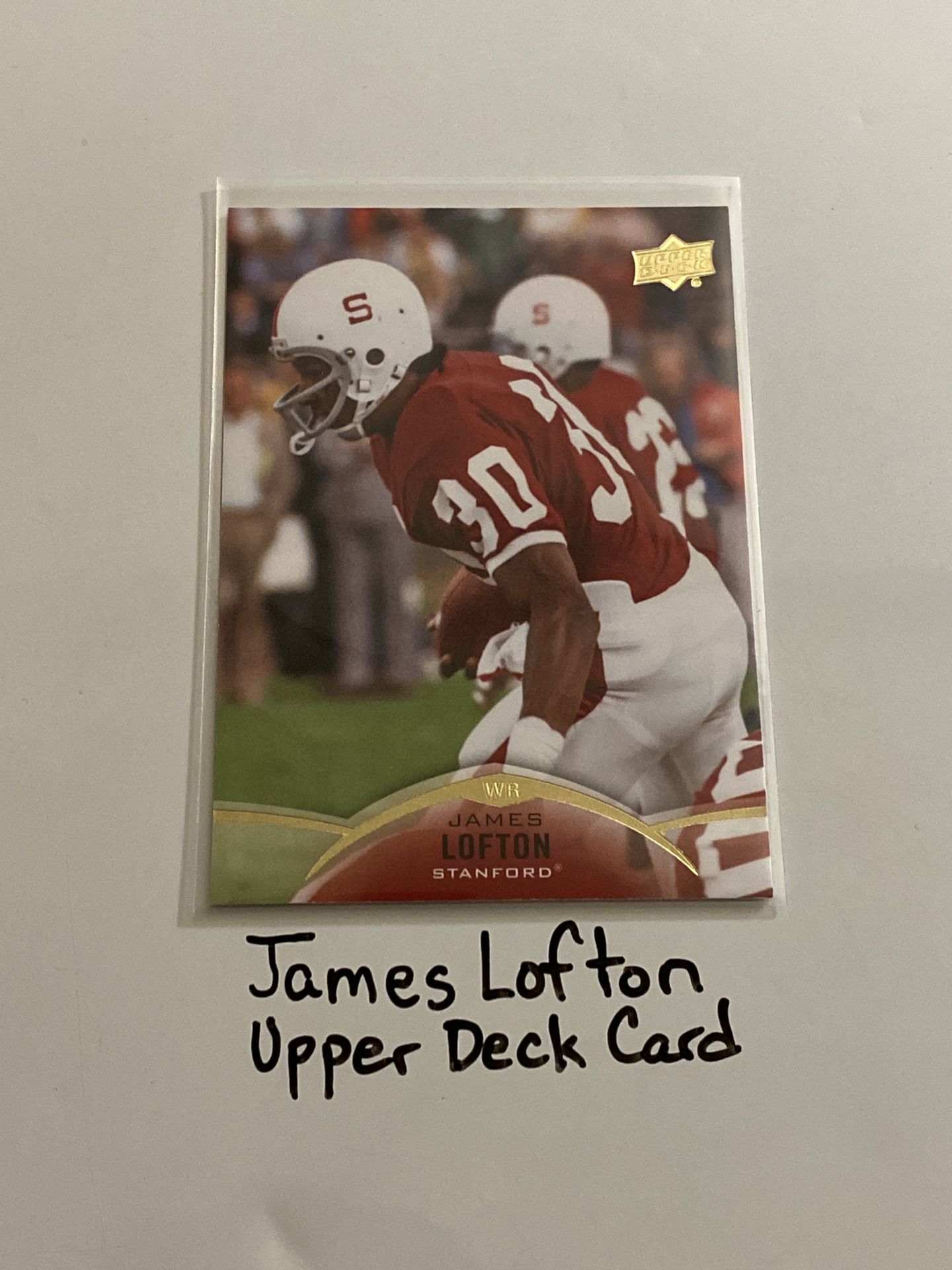 James Lofton Buffalo Bills Hall of Fame WR Upper Deck Card. 