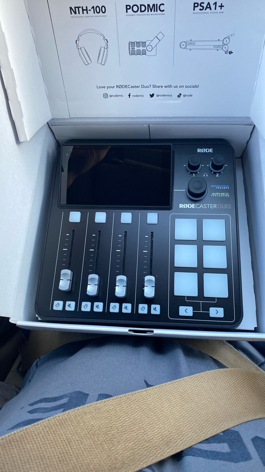 Rodecaster Duo (brand New)