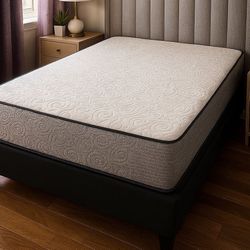Queen Size Mattress – 10” Thick, Brand New from Factory. Available in All Sizes. Same-Day Delivery 🚚 