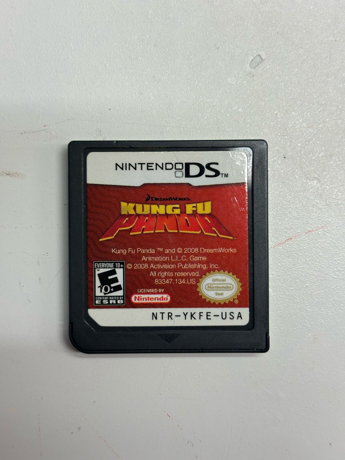 Kung Fu Panda (Nintendo DS, 2008) Cartridge TESTED, WORKING AUTHENTIC!