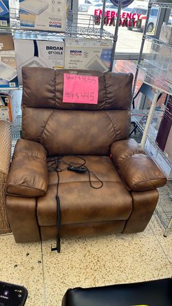 Brown Power Lift Recliner Chair