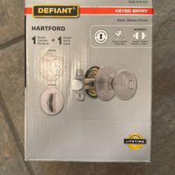 Defiant Keyed Entry Door