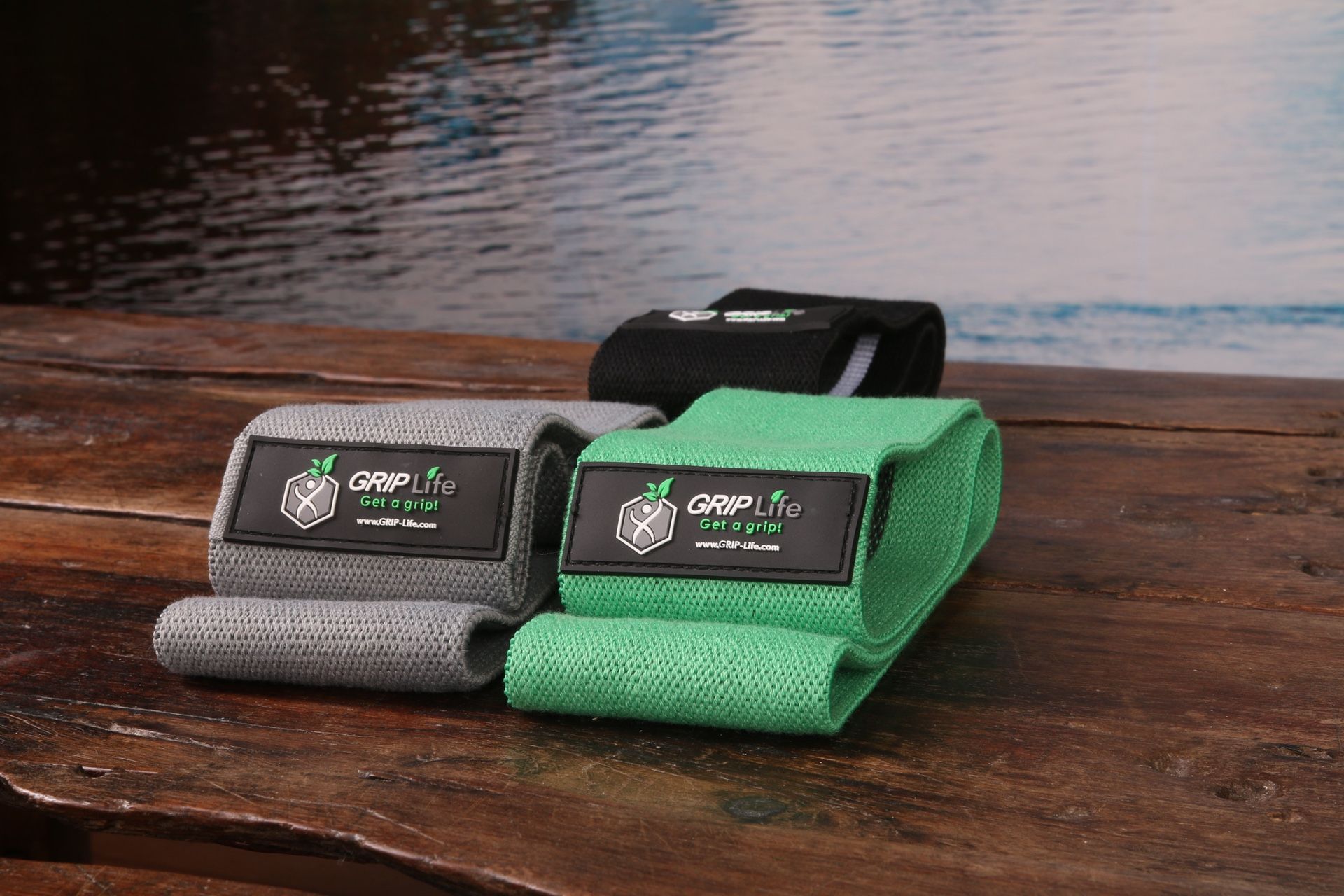 Hip Booty Bands Fabric Resistance Bands for Yoga Home Workout (Set of 3)