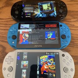 Ps vita 1000-2000 256gb with games