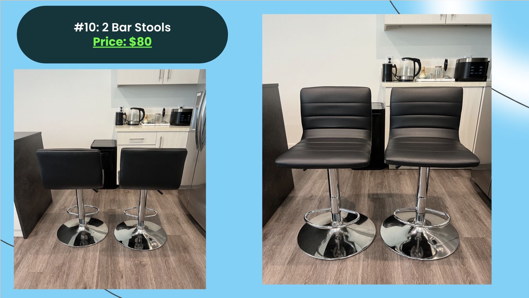 2 Bar Stools