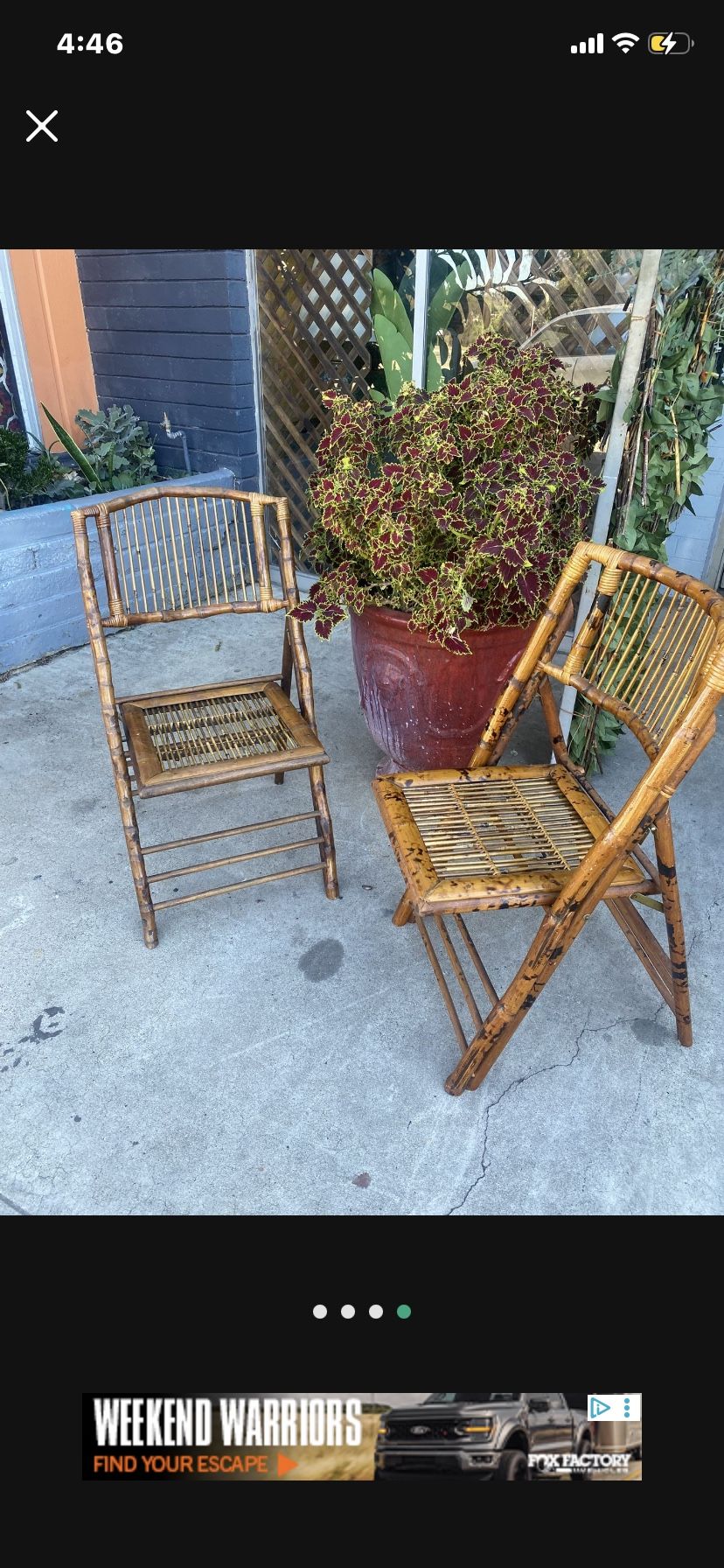 Antique Bamboo, Well-Made Chairs