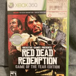 Red Dead Redemption Game of the Year Edition for Xbox 360