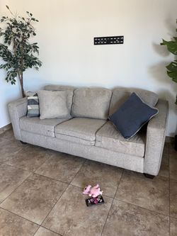 Gray Fabric 3&2 piece sofa