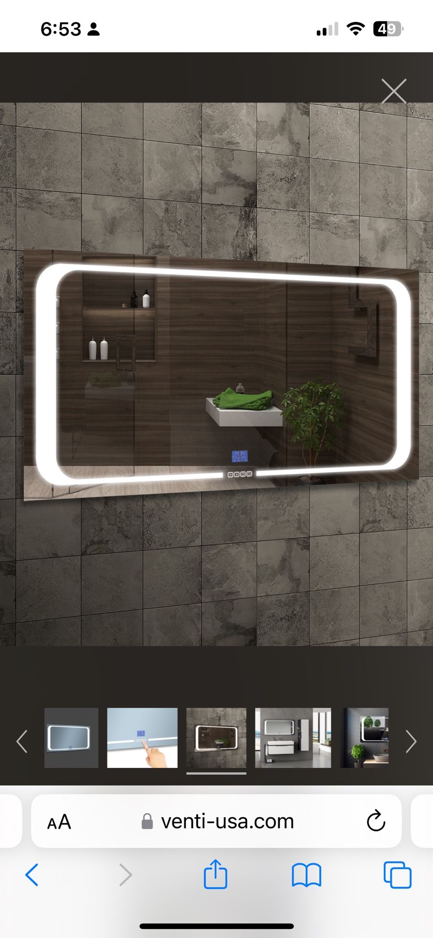 LED Bathroom Mirrors Everything On Sale 🎉🌞