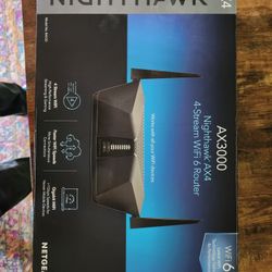 Nighthawk AX3000 WiFi  Router Still In Box