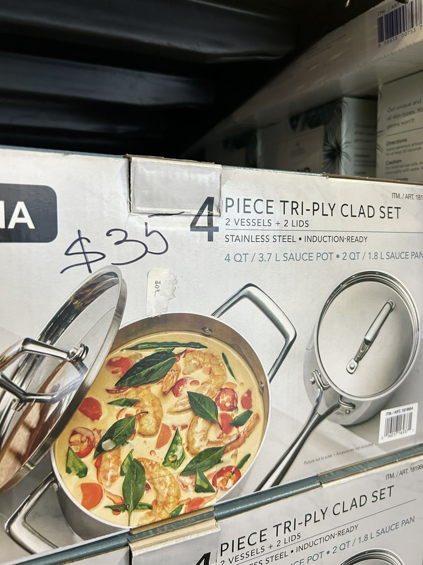 Tramontina Stainless Steel Pots with Lids