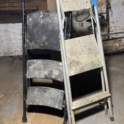 Two Sturdy Step Ladders