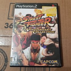 Street fighter Anniversary Collection For Playstation 2 / Ps2