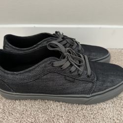 Vans Size 12 Gray And Black 