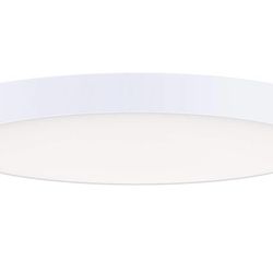Maxim 57662WTWT Trim ADA Polycarbonate Shade Thin Disc Round Outdoor LED
