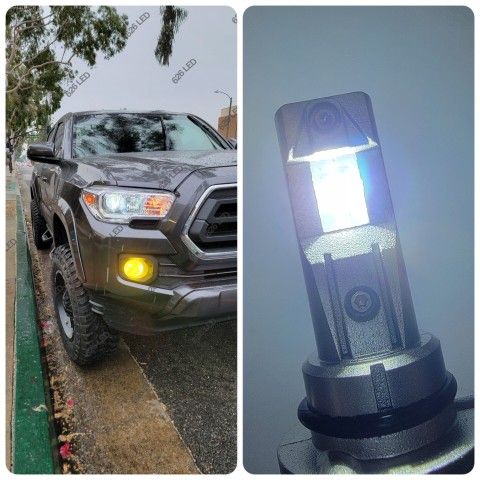 LED Lighting Upgrades For Toyota Tacoma Headlight Fog Light White Yellow Switchback H11 H8 H9 9003 Off-road Truck 