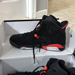 Nike Air Jordan 6 Retro Black Infrared 2019 Men's Size 9