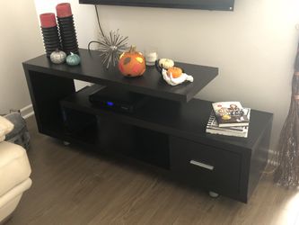 Espresso TV Stand (like new) - 23.75'' H x 15.50'' W x 59.25'' D
