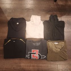 6 size S women's tops/sweaters, Michael Kors, Banana Republic, Halston Heritage etc great condition