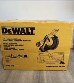 DEWALT 15 Amp Corded 12 in. Compound Double Bevel Miter Saw