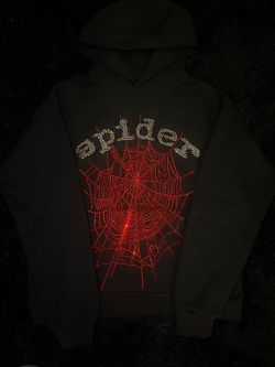Spider OG Rhinestone Hoodie 'Black'