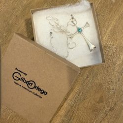 Sterling Silver Cross Necklace 