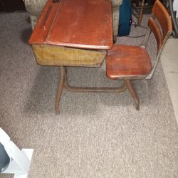 Antique School Desk