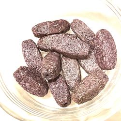 Lot Of Purple Fiber Beads