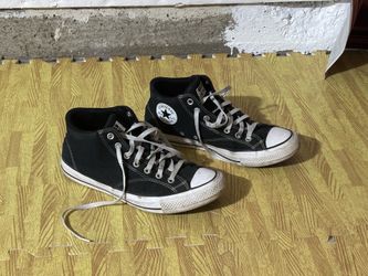 Converse Mid Tops Size 10.5 Black Shoes