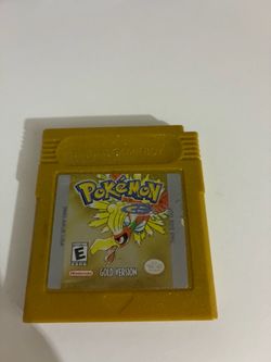 Pokémon Gold Version Game Boy authentic Cartridge