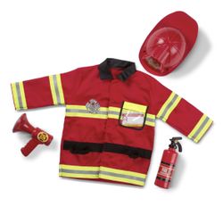 Melissa And Doug Firefighter Kids Costume