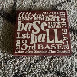 Baseball Sign