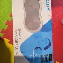 Shiatsu Deep Tissue Massage Pillow with Heat – Neck, Back, Shoulders