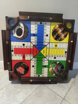 Mesa de Dominó de Madera y Tablero de Parchís / Custom Wood Domino & Parchís Table