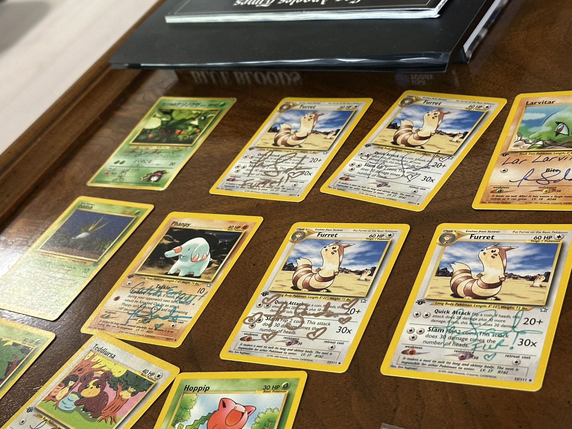 Signed Pokemon Cards