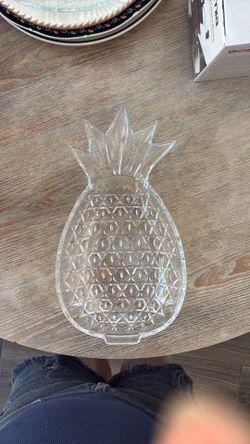 Crystal Pineapple serving Dish