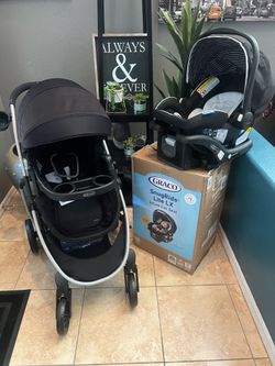 New Graco Modes Stroller and SnugRide Lite LX Infant Car Seat Travel System