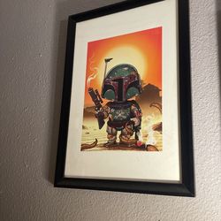 Star Wars Boba Fett Comic Art
