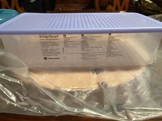 Tupperware fridge smart fruit and vegetable container color : Blue (New)