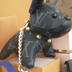 LV French Bulldog Keychain 