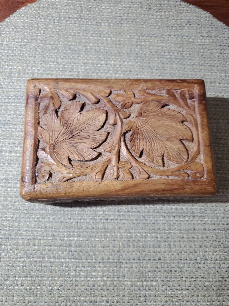 Teakwood Relief Carving Of Leafs, Vines & Scroll Carving Absolutely Beautiful !