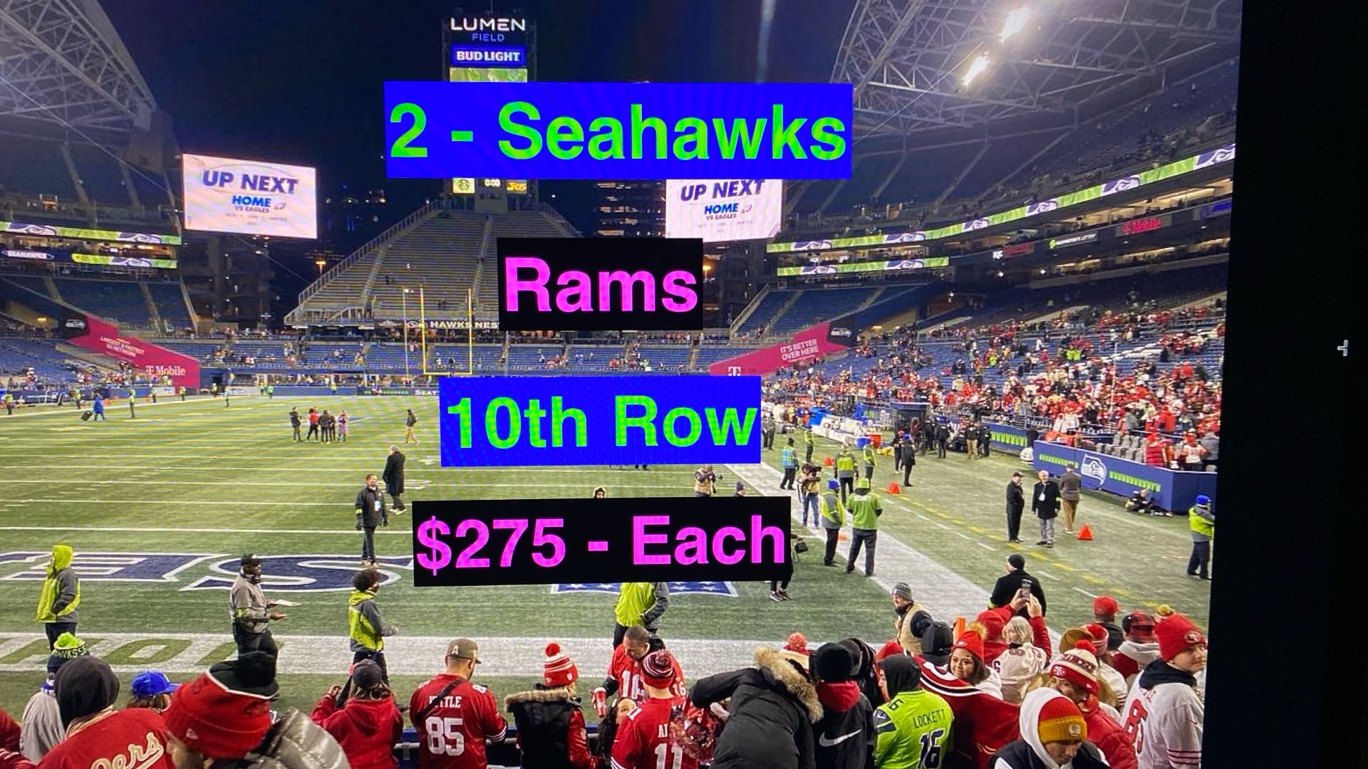 Seahawks Rams Tickets