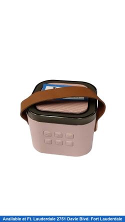 No Name Brand Pink Portable Speaker