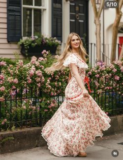 ROMANTIC  FLORAL CORSET DRESS